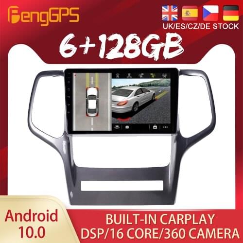 Android 10 PX6 DSP For Jeep Grand Cherokee 2008 - 2013 Car DVD GPS Navigation Auto Radio Stereo Video Multimedia Player HeadUnit
