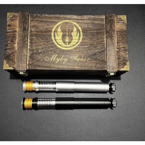35x19x10cm Wooden Lightsaber Box With Foam Cotton Inside Packing Can Put Handle Collection Box Only Wood Box No sabers 560 Gram
