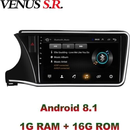 IDOICT Android 8.1 Car DVD Player GPS Navigation Multimedia For Honda CITY Radio 2014-2017 car stereo