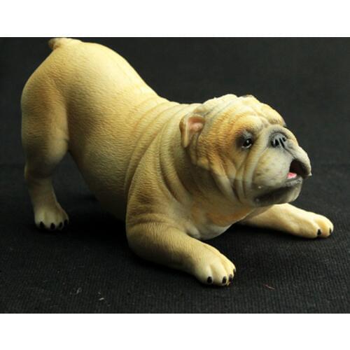 Pet Dog Bulldog Simulation Animal Model Action & Toy Figures Learning & Education Gifts