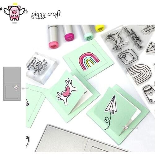 Piggy Craft metal cutting dies cut die mold Mini note decoration Scrapbook paper craft knife mould blade punch stencils dies