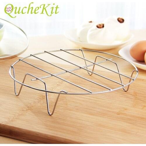 Multi-Purpose Stainless Steel Cooking Ware Steaming Rack Pressure Cooker Trivet Durable Pot Pan Cooking Stand Kitchen Cookware