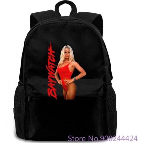 Baywatch TV Show Pamela Anderson Lifeguard Licensed Adult New Fashion MenS backpack