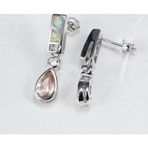 Pink Opal Earrings ER304