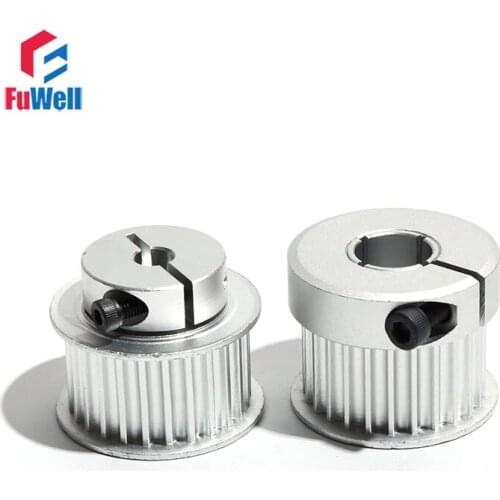 Timing Belt Pulley HTD 5M-24T Clamp Type 16/21mm Belt Width Transmisson Pulley 6/8/10/12/14/15/18/19/20mm 24Teeth Gear Pulley