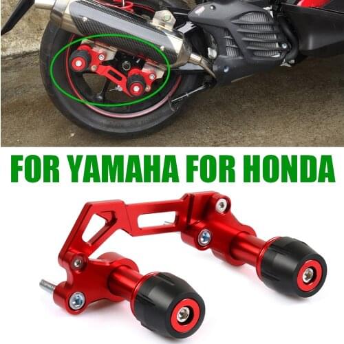 Motorcycle Crash Anti Fall Protector Silencer Wheel Slider For Yamaha Nmax155 Xmax300 Forza NVX 155 Pcx150 Xmax Nmax