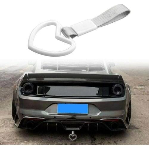 Universal Car Interior Pull Ring Train Bus Handle Warning TSURIKAWA Drift JDM RING Bumper Rear Car Loop Charm Strap Q5K5