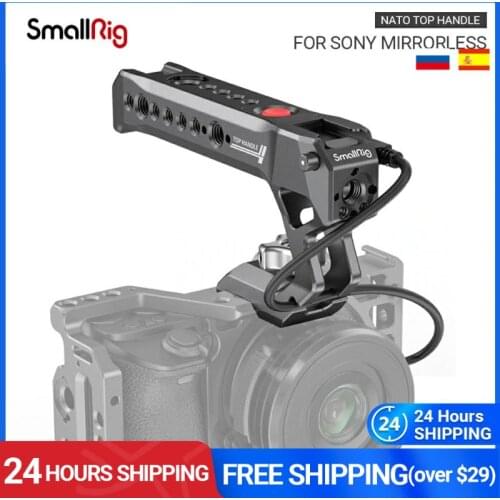 SmallRig NATO Top Handle With Record Start/Stop Remote Trigger For Sony Mirrorless Cameras DSLR Cage Accessory Mount Rig- 2670