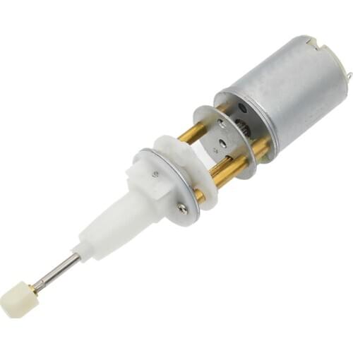 DC Gear Motor 3V 6V Rotary Telescopic Thrust Reduce Electric 6 V Volt Motor Can Push Worm Cyclotron Telescopic Structure DIY Toy