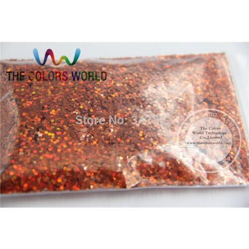 1.5MM Laser Orange Color Glitter Spangles ,holographic Color Sequins for nail art or Other DIY decora