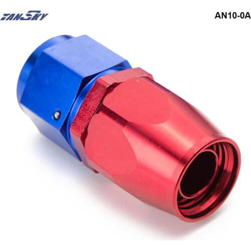 10PCS/LOT Universal AN10 Straight Aluminum Oil/Fuel/Air/Gas Line Hose End Fittings AN10-0A