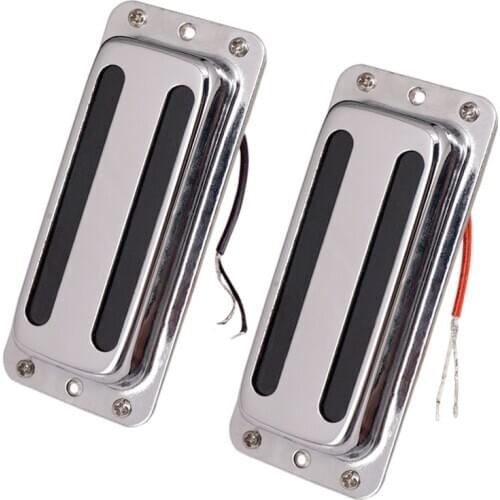 2Pcs Metal Pickups Double Coil Bridge Neck Humbucker Pickups for Electric Guitar Accessories