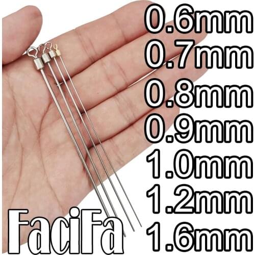 20 pcs Long Pole Fishing Swivel Bearing Swivel Fishing Connector Stainless Steel Barrel Swivel Fishing Accessories Tackle