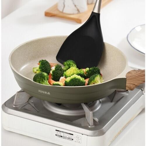 24/26/28cm General Use Aluminum Alloy with Non Stick Surface Frying Pan Soup Pot Pancake Egg Kitchen Cookware Gas Induction Cook