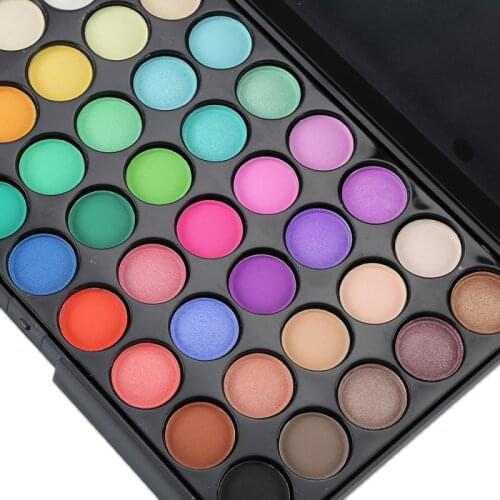 40 Color Matte Eyeshadow Palette Glitter Eye Shadow Waterproof Long Lasting Make Up Pallet Shimmer Fashion Women Beauty Eyes
