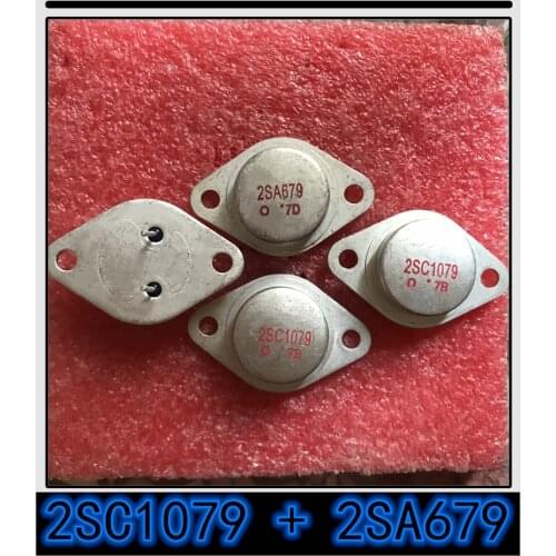 5 pairs New original authentic 2SA679+2SC1079 TO-3 A679+C1079 TO3 audio pairing transistor pair