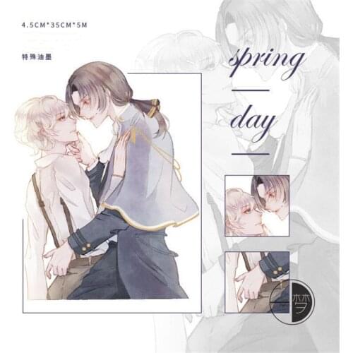 Vintage Special Oil Gold Foil Character Scenery Washi Tapes Bullet Journal Masking Tape DIY Scrapbooking Washi Stickers