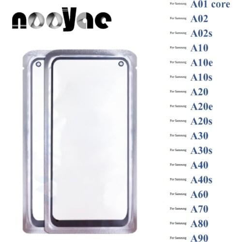 Front Digitizer LCD Sensor Glass Panel For Samsung Galaxy A10 A20 A30 A40 A50 A60 A70 A750 Touch Screen Glass lens With OCA