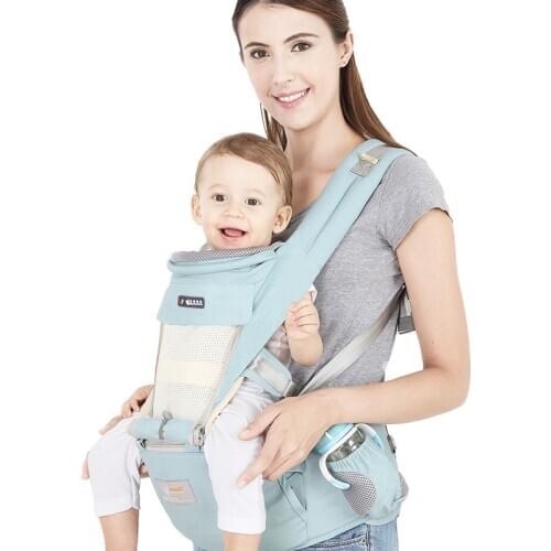 Ergonomic Baby Carrier Infant Baby Hipseat Waist Carrier Front Facing Ergonomic Kangaroo Sling for Baby Travel Baby Waist Stool
