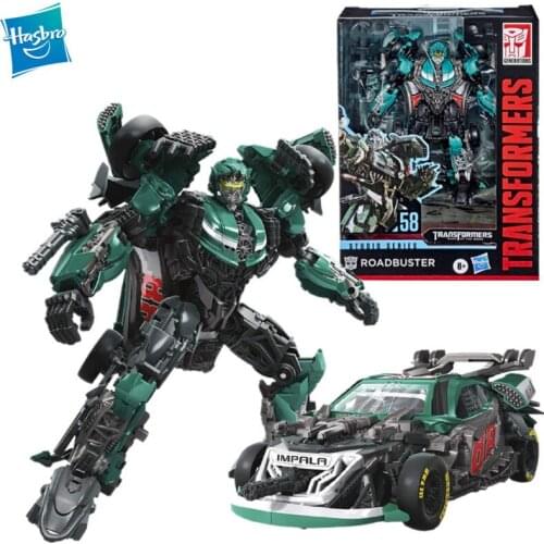 Hasbro Transformers Toys Studio Series 58 Deluxe Class Movie The Wreckers Roadbuster Action Figure Model Transformers Toys