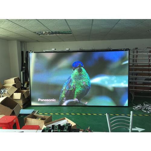 IP65 hanging bar 500*500mm 500*1000mm LED-Display P3.91P4.81 P4 RGB full color SMD Outdoor waterproof placa de video led panel