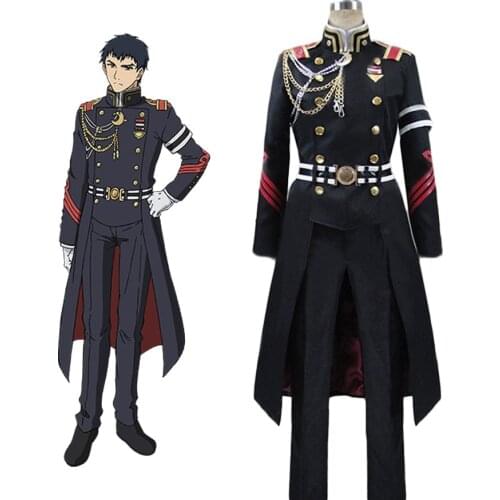 Kureto Hiragi Cosplay Seraph of the End Kureto Hiragi Cosplay Costume Full Set Custom Made Any Size