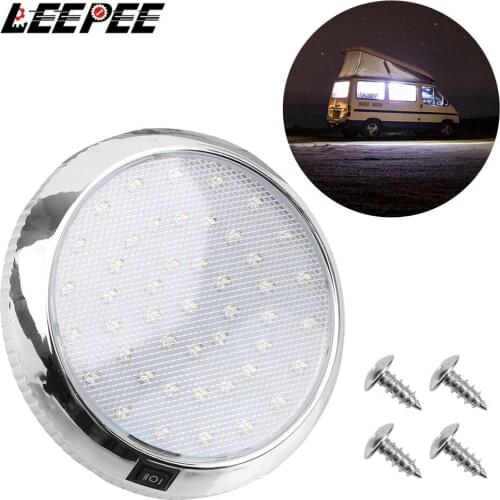 LEEPEE Car Lighting Accessories 46LED 12V Car-styling White light Car Dome Roof Ceiling Interior Light Reading Lamp