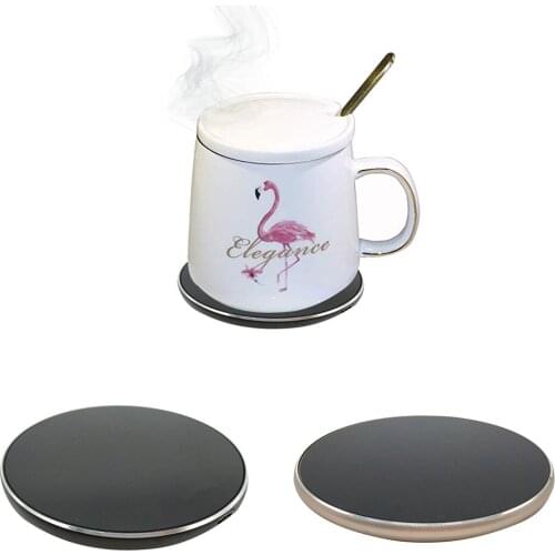 Metal USB Warmer New Ultra Thin Heater Beverage Mug Mat Warm Mugs Heating Coaster Simple Style Warmer Mat USB Gadget