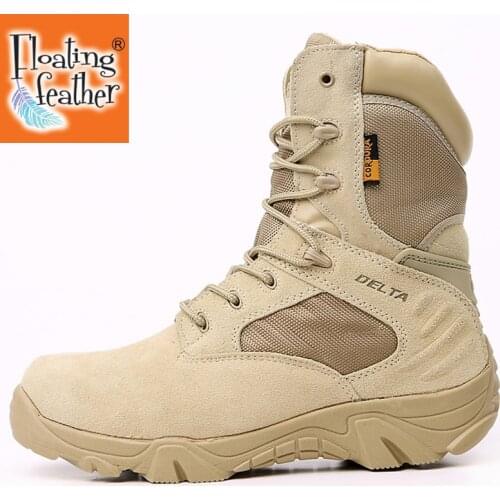 2020 Winter Men Boots Tactical Military Special Force Waterproof Leather Desert Work Shoes Mens Combat Army Ankle Boot
