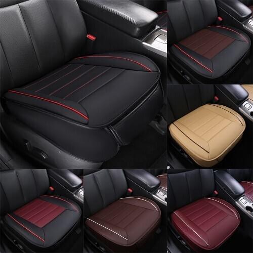 AUTOHIGH Universal Car Seat Cover Motors Cushion PU Leather Four Seasons Accessories Interior Protectors Anti Slip Mat