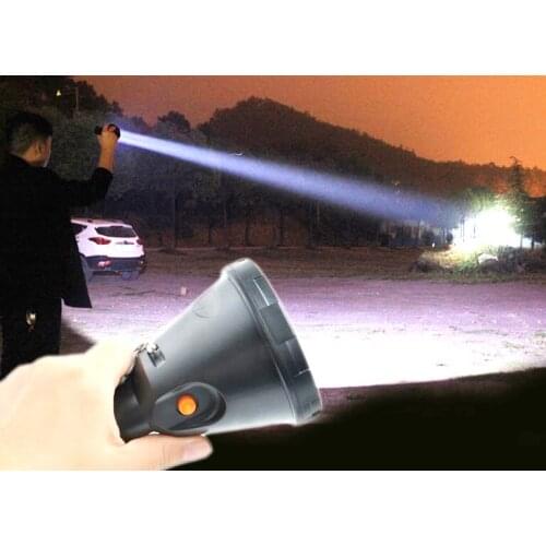 Spotlight LED Powerful searchlight 500 meters flashligh for patrol Hunting