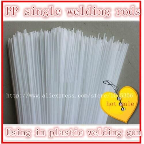 Home repair high-purity polypropylene plastic rod / white PP single welding rods 2.5 * 2mm for plastic welder gun 1pc=1meter