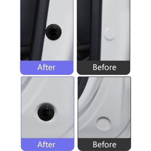 R3MD 10pcs Shock Absorber Universal Car Door Protection Sticker Buffer Bumper Cushion Shock Absorbing Gaskets Self Protectors