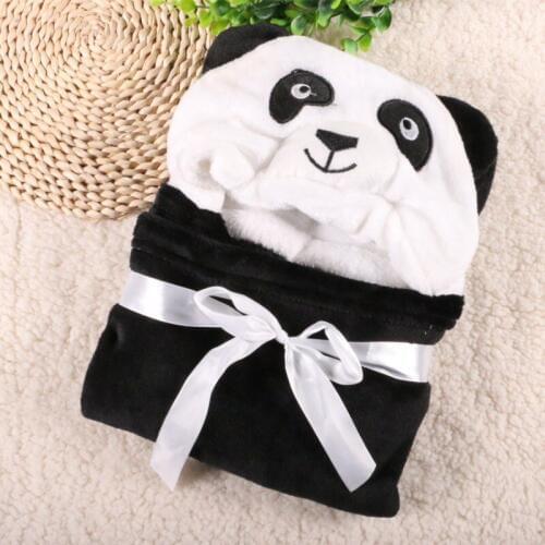 Hooded Animal Baby Blanket Newborn / Baby Bath Towel /baby Bathrobe Cloak Lovely Soft Sleeping