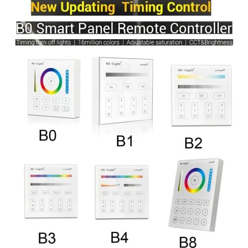 Smart Milight Wireless WIFI Touch Panel Dimmer B0 B1 B2 B3 B4 B8 4-Zone 8 Zone 2.4GHz /RGBW/RGB + CCT LED Remote Controller