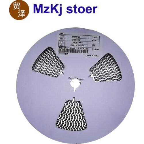 2000PCS M7 Hot New Rectifier Diode 1N4007 IN4007 SMD 1A 1000V