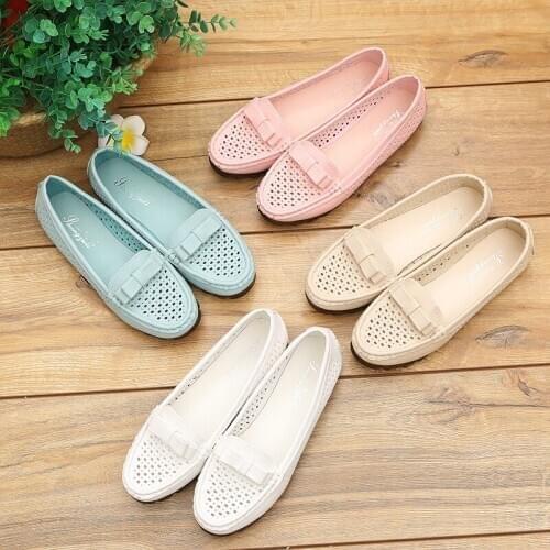Fashion Designer Style Ladies Flat Shoes Must-have Comfortable Breathable Solid Color Casual Joker Comfort Women Loafers W38-03