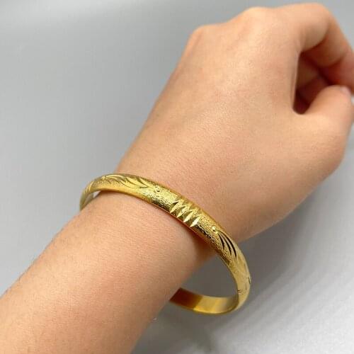 1pcs India Dubai Hot Fashion Ethiopia Glossy face Bracelet for Middle East women gifts best