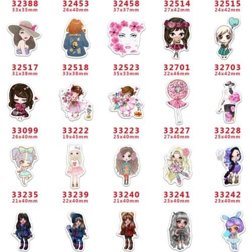 10 Pcs Cartoon Planar Resin Cabochons PR32388