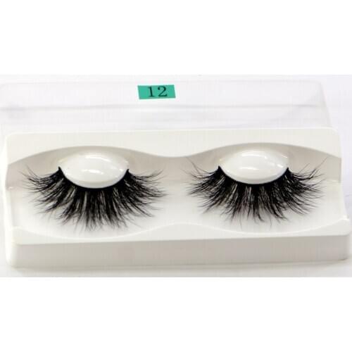 100% Mink Eyelashes False Eyelashes Crisscross Natural Fake lashes Length 25mm Makeup 3D Mink Lashes Extension Eyelash Beauty