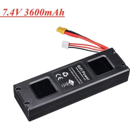 7.4v For MJX Bugs 2 B2W B2C 7.4V 3600mah 25C Li-po Battery For MJX B2W B2C RC quadcopter drone spare parts
