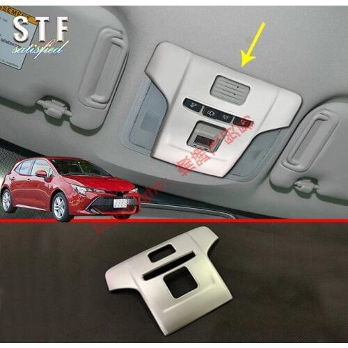 ABS Pearl Chrome Interior Lights Reading Lights Cover Trim For Toyota Corolla Hatchback Auris Sport 2019 2020