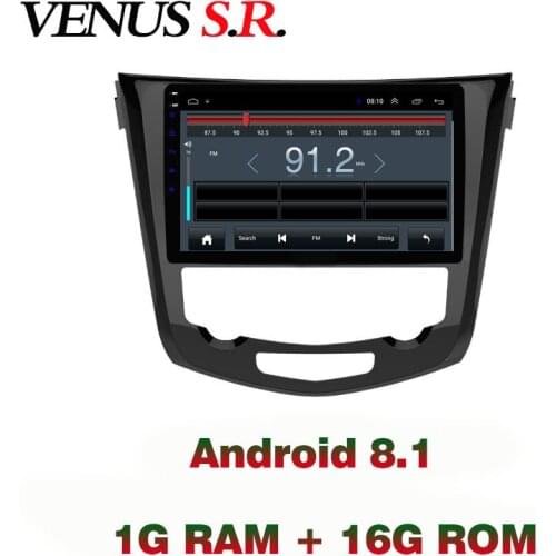 VenusSR Android 8.1 2.5D car dvd For Nissan X-Trail Qashqa Radio 2016 multimedia GPS Radio stereo gps navigation