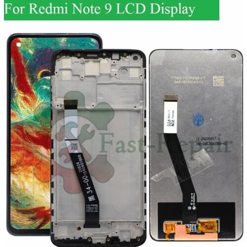 Original Display For Xiaomi Redmi Note 9 lcd redmi 10x LCD Touch Screen Digitizer Assembly For Redmi Note9 lcd display