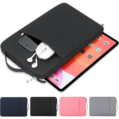 For Lenovo Pad Pro 13 2021 Tablet Sleeve Bag Waterproof Polyester Handbag Lenovo Pad Pro 13 YT-K606F Multi Pockets Pouch Capa