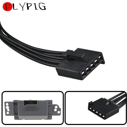 FLYPIG 5 Wire Harness Pigtail Connector For Blower Motor Resistor Lincoln Mkz Zephyr Ford Fusion