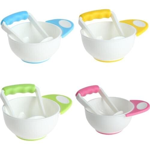 Fruit Food Supplement Grinding Utensils Food Supplement Tableware 2pcs Bowl