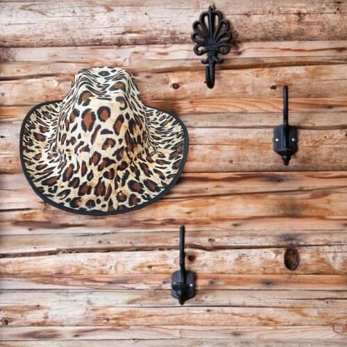 Wear Resistant 4 Styles Western Style Cowboy Hat Supplies for Outdoor