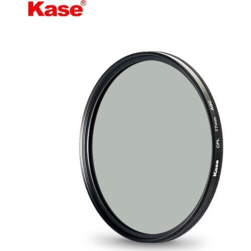 Kase AGC Optical Glass CPL Multi-Coated Circular Polarizer Filter for Canon Nikon Lens 40.5/43/46/49/52/55/58/62/67/72/77/82mm