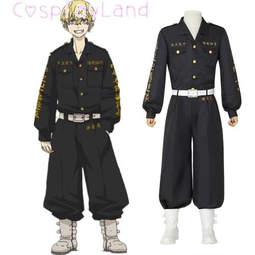 Anime Tokyo Revengers Manjiro Sano Cosplay Costume Tokyo Manji Gang Halloween Party Role Play Outfits Chifuyu Matsuno Uniform